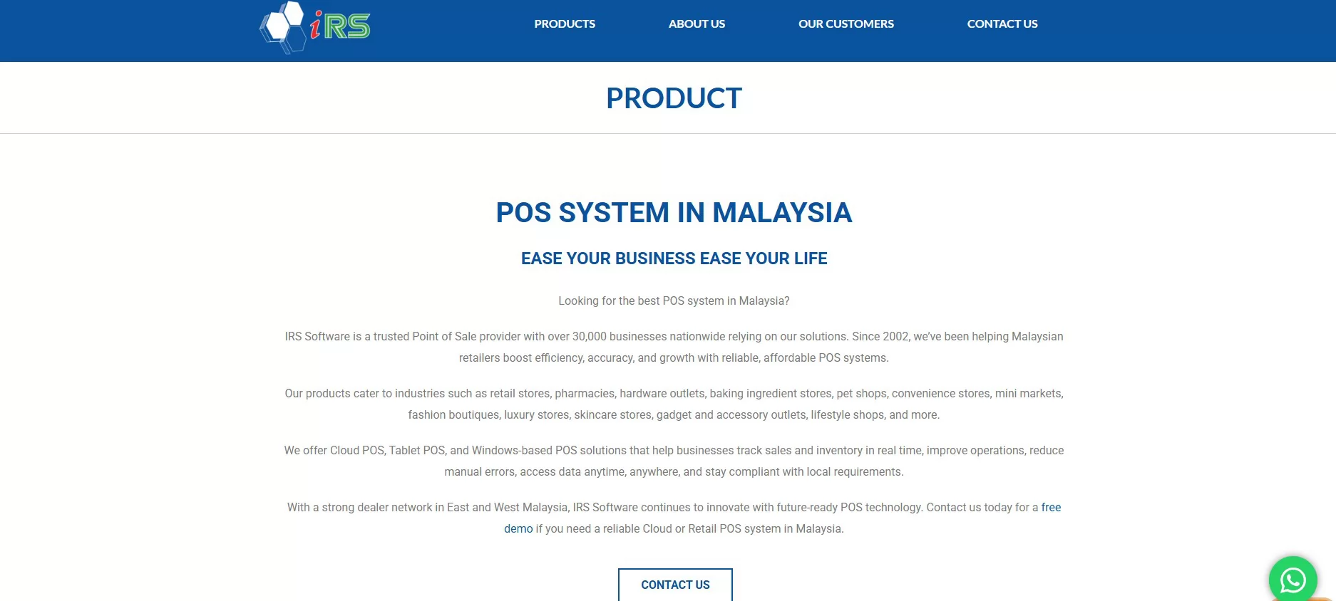 IRS Software Heavy-Duty POS Terminals for Malaysian Supermarkets